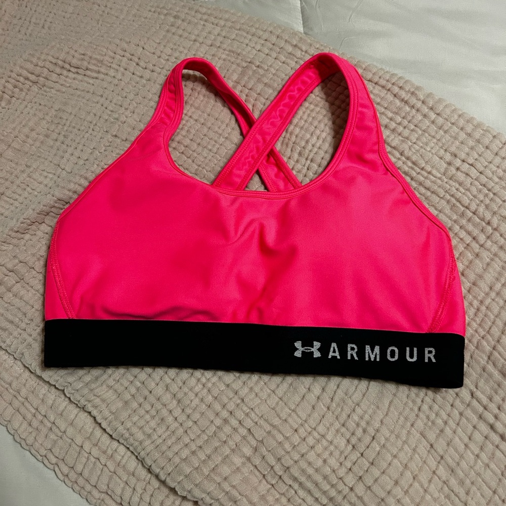 Under Armour Pink Sports Bra